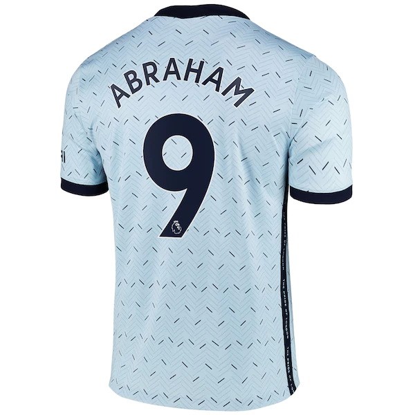 Trikot Chelsea NO.9 Abraham Auswarts 2020-21 Blau Fussballtrikots Günstig
